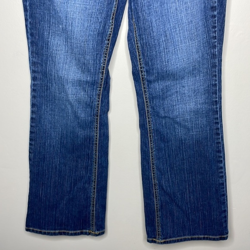 Vintage Y2K Tommy Hilfiger Size 6 Medium Wash Mid Rise Denim Hope Boot Jeans - Picture 4 of 12